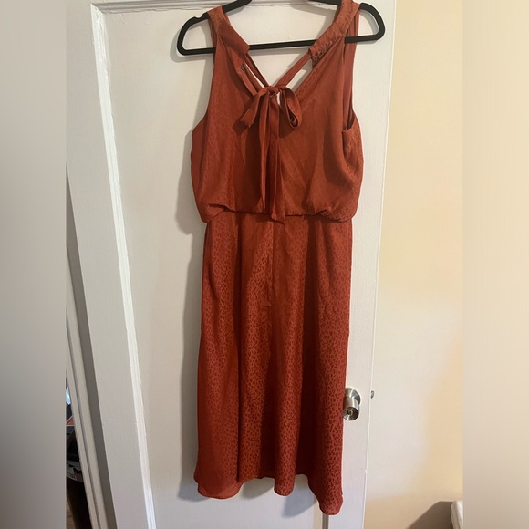 Vince Camuto Animal-Pattern Cowl-Neck Dress size 10 - Picture 7 of 8